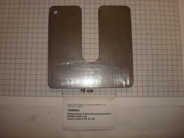 Spacer plate,150x150x8mm,safety trough,P/M21-30/K14