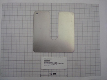 Spacer plate for safety trough,150x150x8mm,K14,P/M21-30