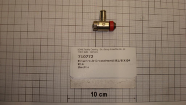 Throttle valve,1/8"x4mm,plug connector