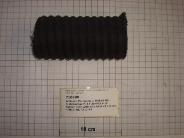 Schlauch,Perbunan N,48x5mm,schwarz, mit Drahteinlage,P/M12-30,PX13-19Slimsorba