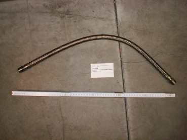 Hose,Stainless steel,external thread 1/2"x700mm,for steam and water
