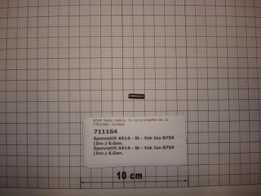 Dowel pin,DIN1481,4x14mm,galvanized