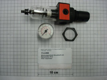 Maintenance unit,compressed air,1/4",P/M12-30