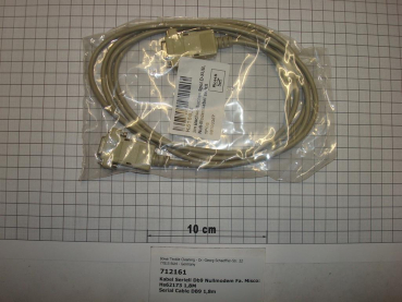Cable,9-pin-Sub-D,female,PLC-Display,1800mm