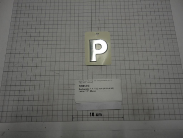 Letter "P" 50mm