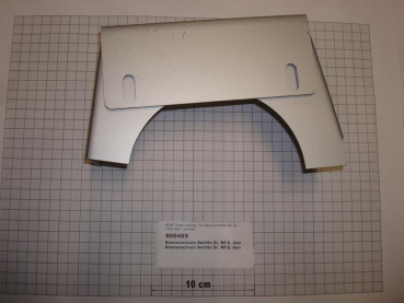 Belt guard,right,for self cleaning button trap,P21-30