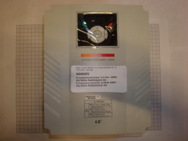 Frequency Inverter,5,5kW,400V-50Hz,P/M21-30,K25,LS