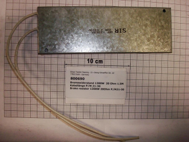 Brake resistor 1300W 20 Ohm P/M 21-30