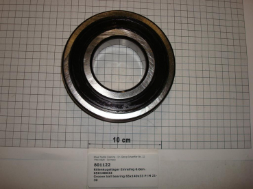 Groove ball bearing, cage bearing,  65x140x33, P/M 21-26-30