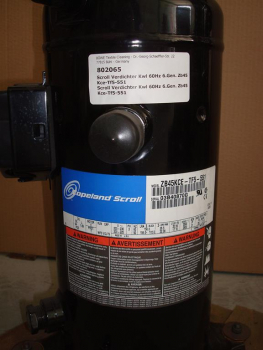 Cooling compressor,Copeland,Emerson,Scroll,ZB45KCE-TF5-551,230V-60Hz,screw connection