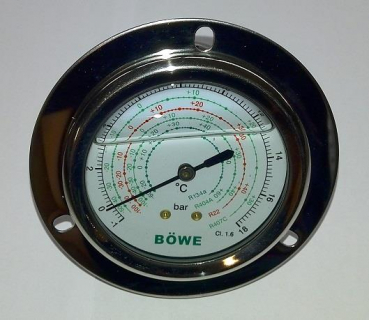 Pressure gauge 0-15 Bar cooling unit