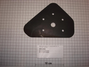 Gasket for flap
