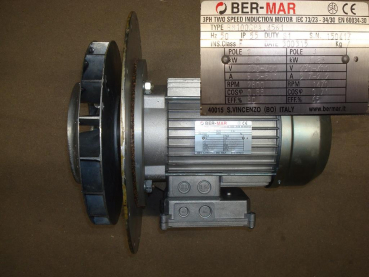 Fan motor 230/400V-50/60Hz, 2.5KW +flange+fan wheel for 805326; P/M12-18, old version