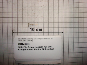 Crimp contact pin for PLC control