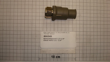 Check valve,DN15,1/2"x1/4",plastic,max.6bar