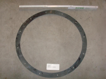Gasket,round,450x520x4mm,12-holes,for air pipe,from cage housing to air duct,InduLine