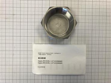 Cap,300V4A40,1 1/2",A4,stainless steel