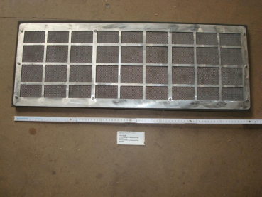 Lint filter,310x800mm,with wire mesh+foam,complete,InduLine