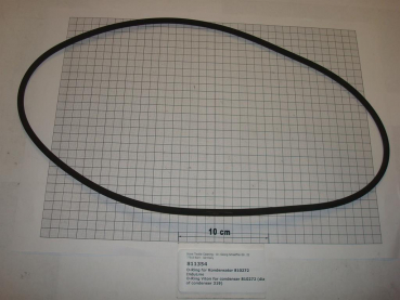 Gasket,round,329,57x342x6,99mm,o-ring,for condenser 810272 InduLine