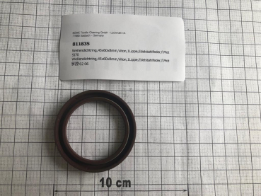 Shaft seal,45x60x8mm,Viton,1 lip,stainless steel spring,for motor SI70