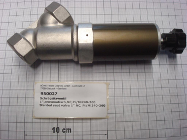 Slanted seat valve,1",NC,pneumatic,Pi/Mi240-360