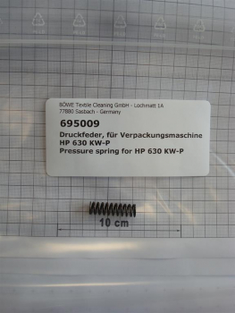Pressure spring for HP630 KW-P