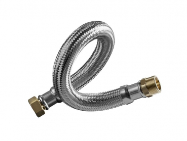 Flexible hose,DN25,1 "x1000mm,male thread/female thread,incl.gaskets