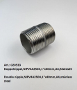 Double nipple,NIPV4A2504,1"x40mm,A4,stainless steel